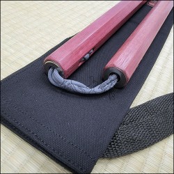 Nunchaku - Purpleheart Grey Cord