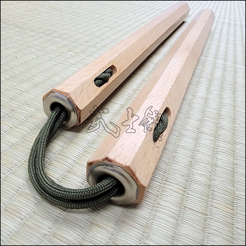 Nunchaku - Maple Green Cord