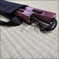 Nunchaku - Purpleheart Black Cord