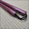 Nunchaku - Purpleheart Black Cord