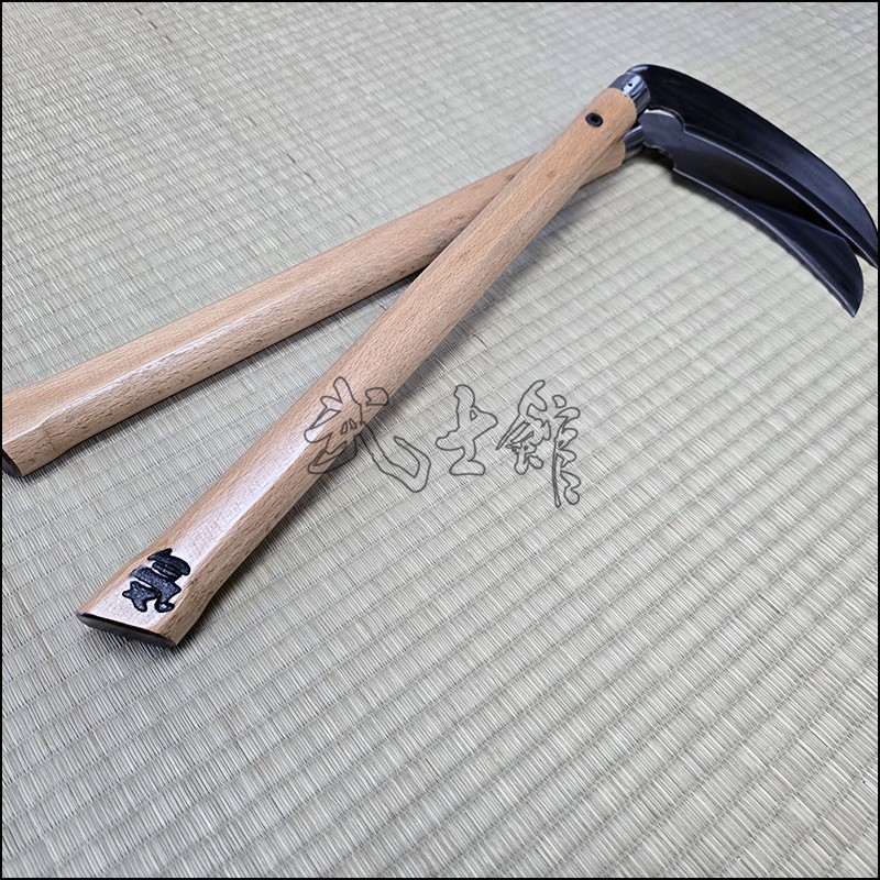 Kama 2 - Cumaru handles with metal blades