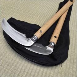 Kama 2 - Cumaru handles with metal blades