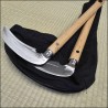 Kama 2 - Cumaru handles with metal blades