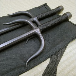 Sai 1 - Natural finish with black cord