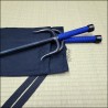 Sai 1 - Natural finish with blue cord