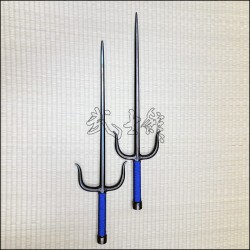 Sai 1 - Natural finish with blue cord