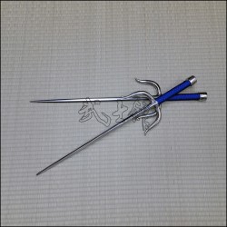 Sai 1 - Polished finish with blue cord