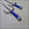 Sai 1 - Stainless steel polished finish with blue cord