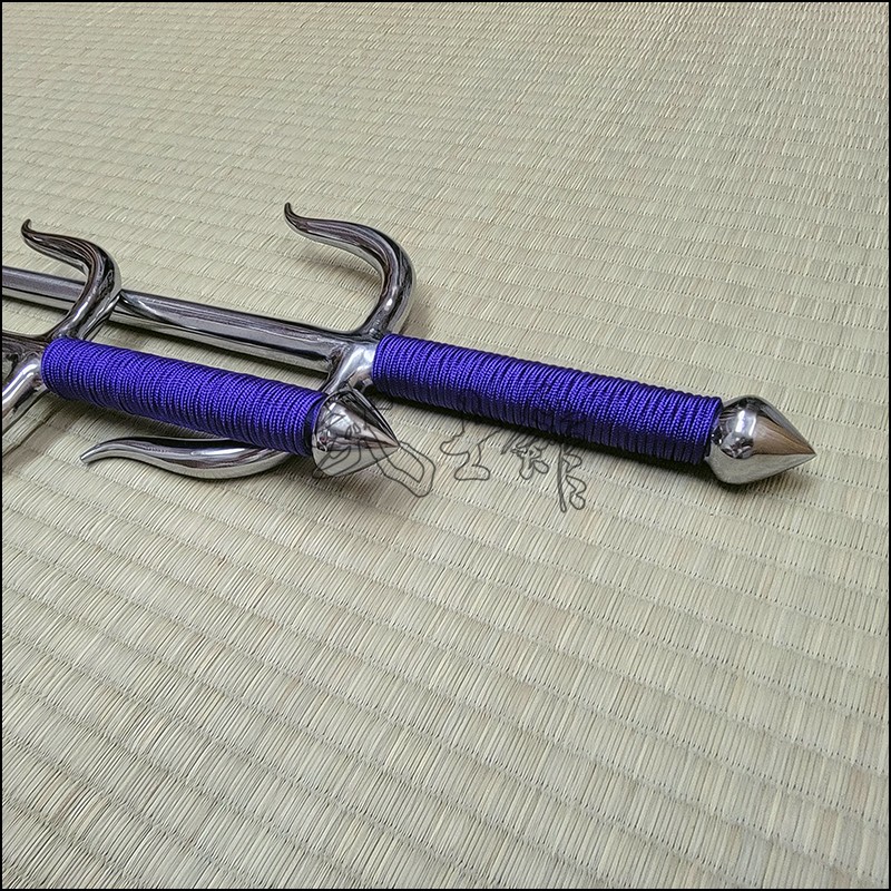 Sai 3 - Special Sai with polished finish and purple cord