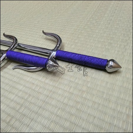 Sai 3 - Special Sai with polished finish and purple cord
