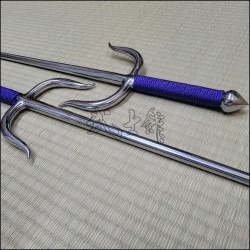 Sai 3 - Special Sai with polished finish and purple cord