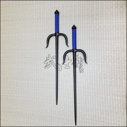 Sai 3 - Special Sai with black finish and blue cord