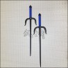 Sai 3 - Special Sai with black finish and blue cord
