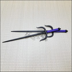 Sai 3 - Special Sai with black finish and purple cord