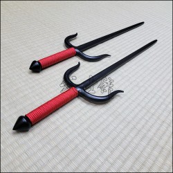 Sai 3 - Special Sai with black finish and red cord