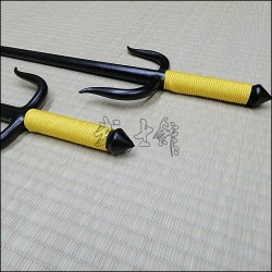 Sai 3 - Special Sai with black finish and yellow cord