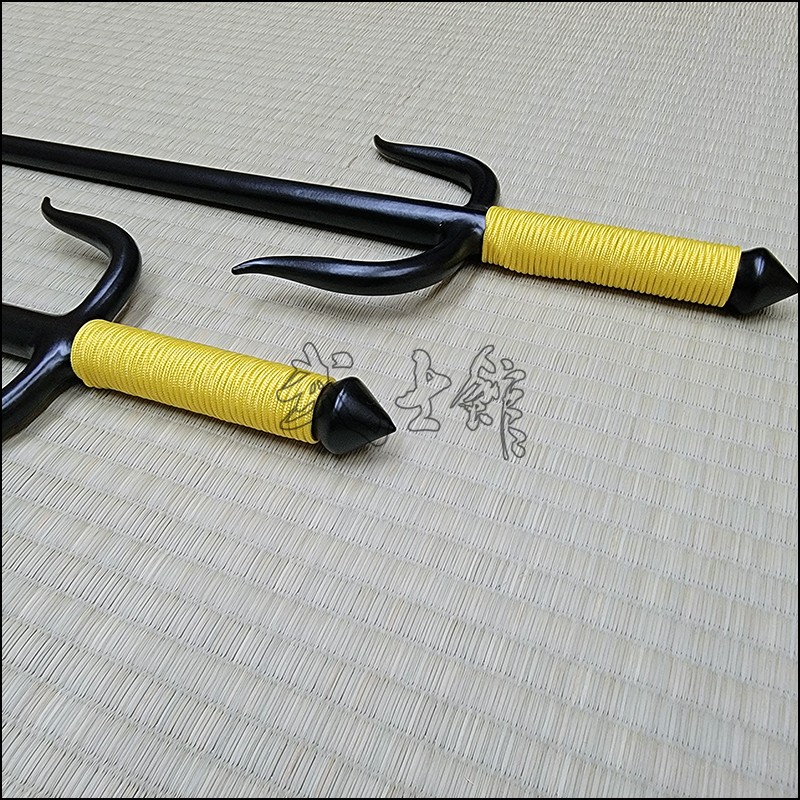Sai 3 - Special Sai with black finish and yellow cord