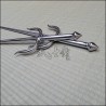 Sai 3 - Special stainless steel Sai with polished finish and no cord