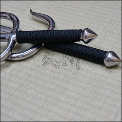 Sai 3 - Special stainless steel Sai with polished finish and black cord