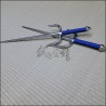 Sai 3 - Special stainless steel Sai with polished finish and blue cord