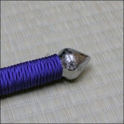 Sai 3 - Special stainless steel Sai with polished finish and purple cord
