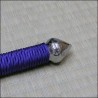 Sai 3 - Special stainless steel Sai with polished finish and purple cord