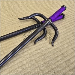 Sai 3 - Special Sai with natural finish and purple cord