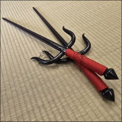 Sai 3 - Special Sai with natural finish and red cord