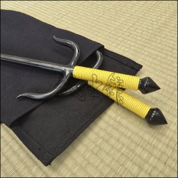 Sai 3 - Special Sai with natural finish and yellow cord