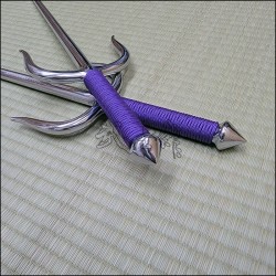 Sai 4 - Polished finish with purple cord