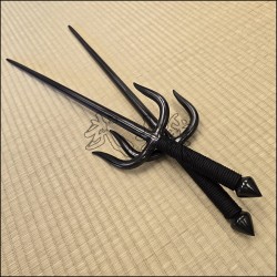 Sai 4 - Natural finish with black cord