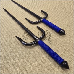 Sai 4 - Natural finish with blue cord