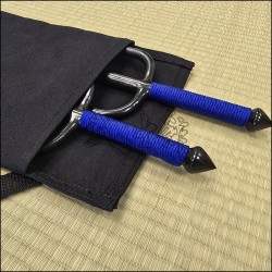 Sai 4 - Natural finish with blue cord