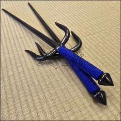 Sai 4 - Natural finish with blue cord