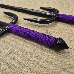 Sai 4 - Natural finish with purple cord