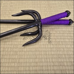 Sai 4 - Natural finish with purple cord
