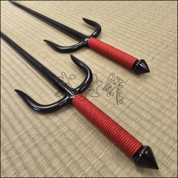 Sai 4 - Natural finish with red cord