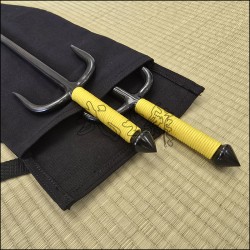 Sai 4 - Natural finish with yellow cord