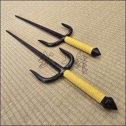 Sai 4 - Natural finish with yellow cord