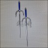 Sai 5 - Polished finish with blue cord