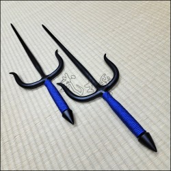 Sai 5 - Black finish with blue cord