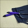 Sai 5 - Black finish with purple cord