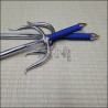 Sai 5 - Stainless steel polished finish with blue cord