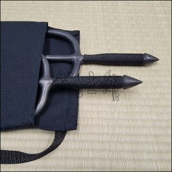 Sai 5 - Natural finish with black cord