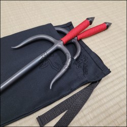 Sai 5 - Natural finish with red cord