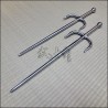Sai 6 - Stainless steel polished finish with no cord