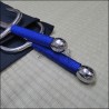 Sai 6 - Stainless steel polished finish with blue cord