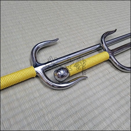 Sai 6 - Stainless steel polished finish with yellow cord