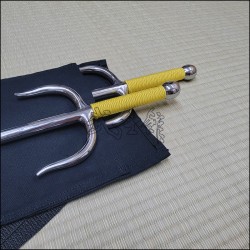 Sai 6 - Stainless steel polished finish with yellow cord