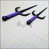Sai 6 - Black finish with purple cord